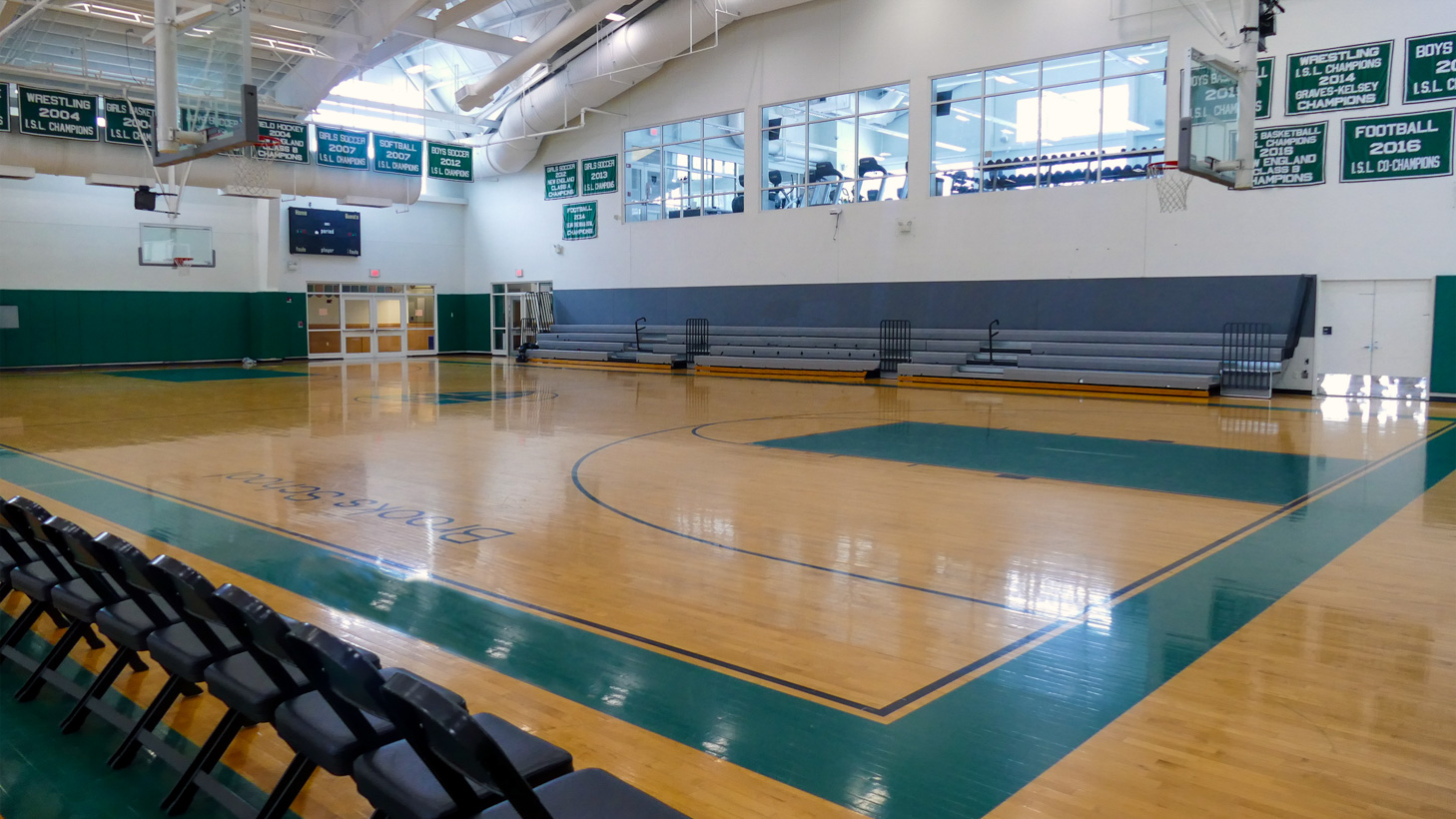 Basketball court at Brooks School Summer Programs